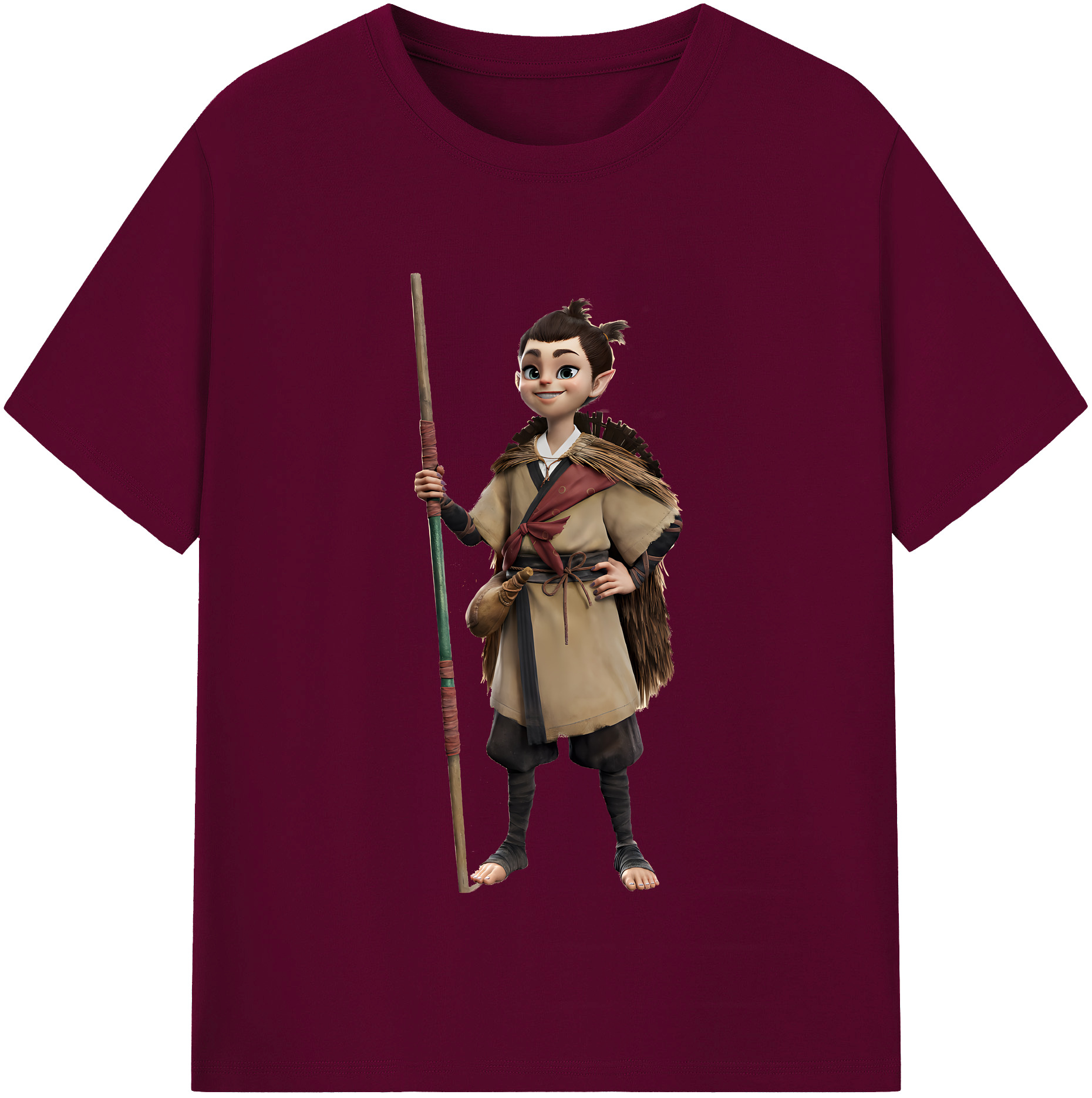 （画像用） Ne Zha 2 ナタ 魔童の大暴れ レディースカジュアルプリントTシャツ（綿100％）